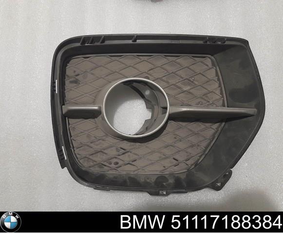 BMW 51117188384 Решетка бампера переднего правая в наличии Украина