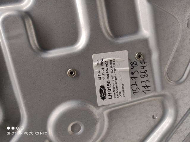 FORD 1738647 Механизм стеклоподъемника двери задней левой в наличии Павлоград