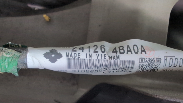 Электропроводка задней двери 241264BA0A NISSAN