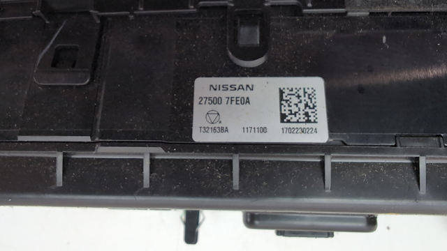 NISSAN 275007FE0A Блок управления кондиционером в наличии Ирпень
