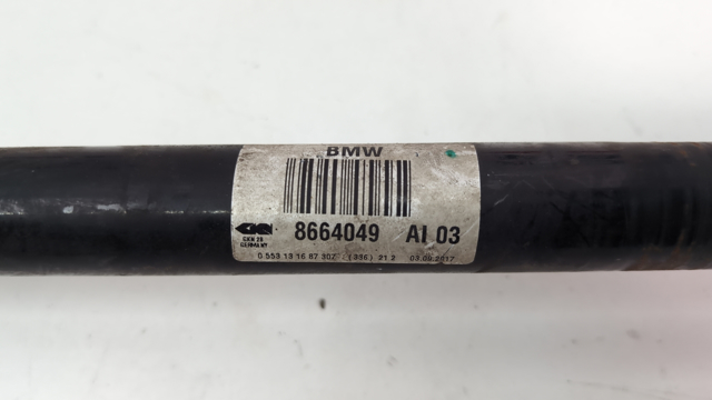 Полуось задняя, левая 33208664049 BMW
