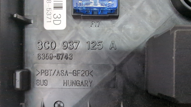 3C0937125A VAG Блок предохранителей купить в Тернополь