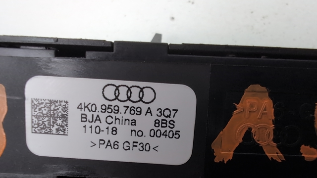 4K0959769A3Q7 VAG Блок кнопок механизма регулировки сиденья купить в Днепр