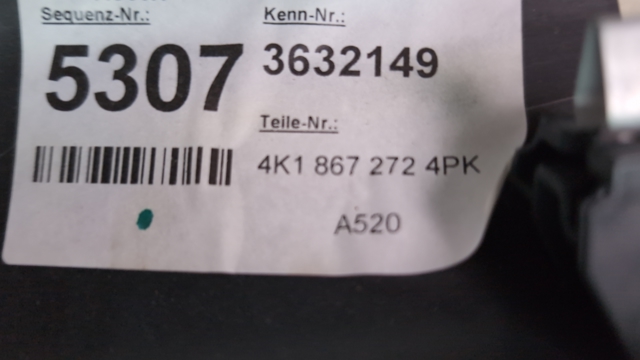 4K18672724PK VAG Обшивка стойки кузова внутренняя передняя правая купить в Запорожье