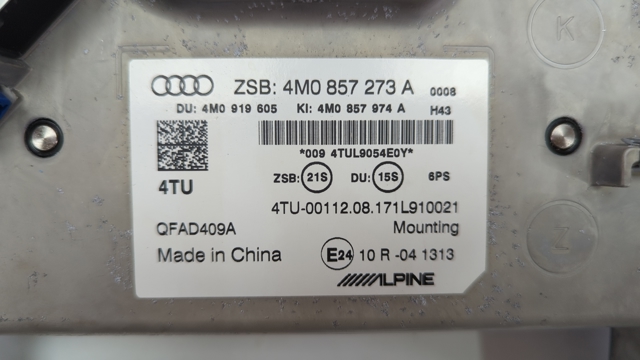 4M0857273A6PS Дисплей многофункциональный купить Винница
