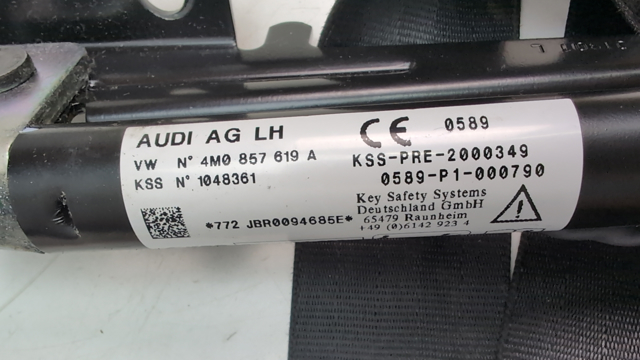VAG 4M0857705KV04 Ремень безопасности передний левый в наличии Одесса