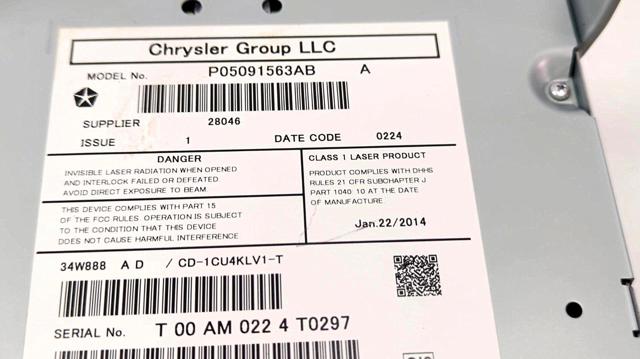 5091563AB CHRYSLER купить в Николаев