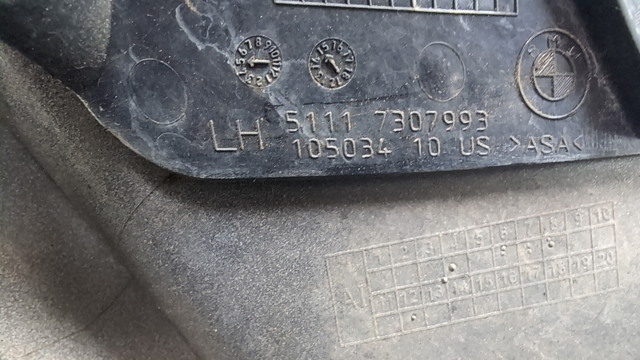 51117307993 BMW Решетка бампера переднего левая нижняя купить в Ирпень