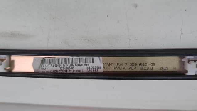 BMW 51137372800 Молдинг крыши правый в наличии Днепр