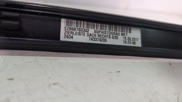 51137443692 BMW Молдинг крыши правый купить в Киев