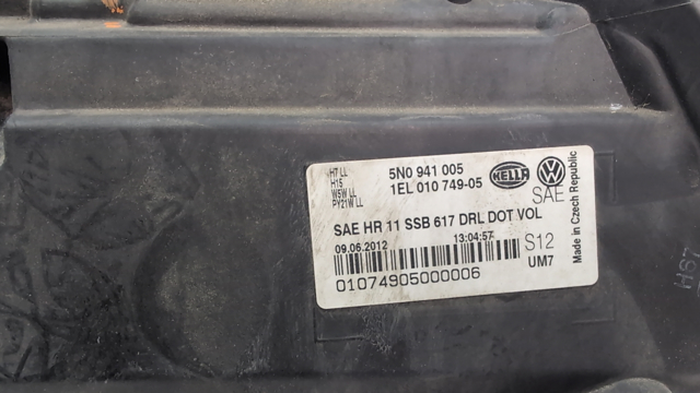 VAG 5N0941005C Фара левая в наличии Ужгород