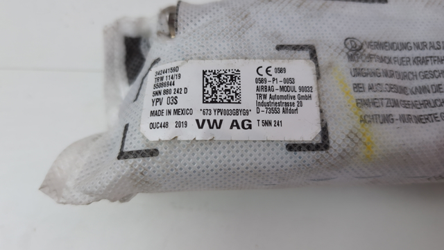 VAG 5NN880241D Подушка безопасности (AIRBAG) спинки сиденья левого в наличии Хмельницкий