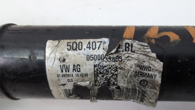 VAG 5Q0407272BL Правая полуось в наличии Хмельницкий