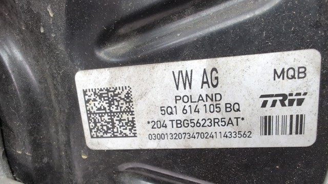 VAG 5Q1614106B Усилитель тормозов в наличии Кривой Рог