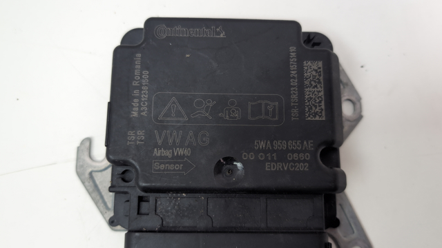 5WA959655AE Модуль-процессор управления подушкой безопасности (ЭБУ AIRBAG) купить Харьков
