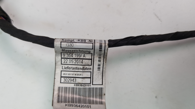 61129364201 BMW Кабель (провод) парктроника бампера заднего купить в Каменское