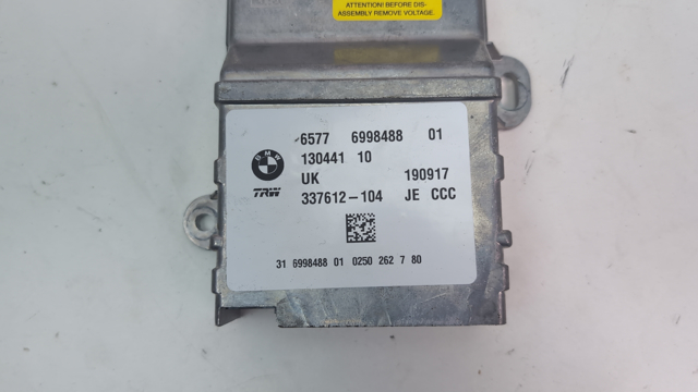 65775A41CA3 BMW Модуль-процессор управления подушкой безопасности (ЭБУ AIRBAG) купить в Украина