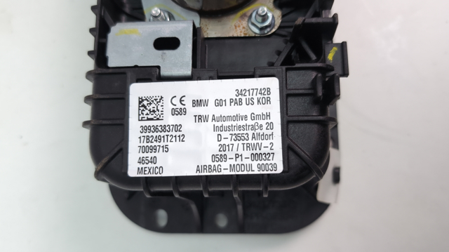 72119363837 BMW Подушка безопасности (AIRBAG) пассажирская купить в Ровно