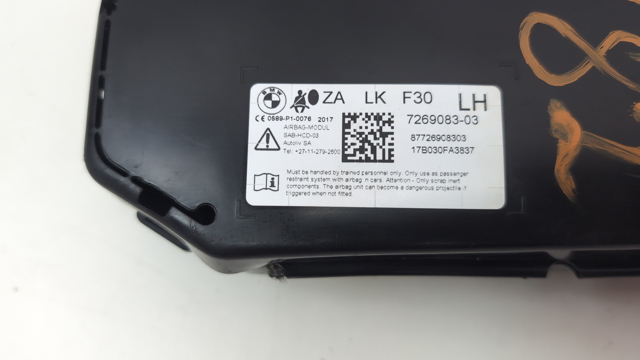 72127239615 BMW Подушка безопасности (AIRBAG) спинки сиденья левого купить в Киев