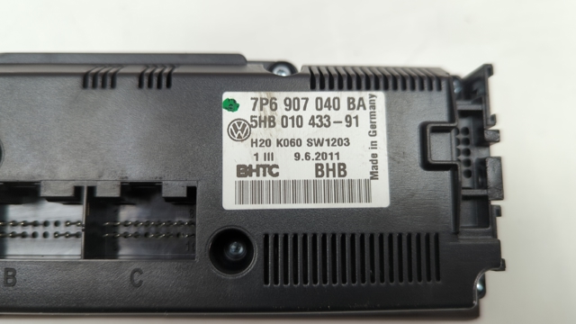 7P6907040BA VAG Блок управления кондиционером купить в Ужгород
