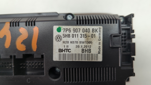 VAG 7P6907040BK Блок управления режимами отопления/кондиционирования в наличии Чернигов