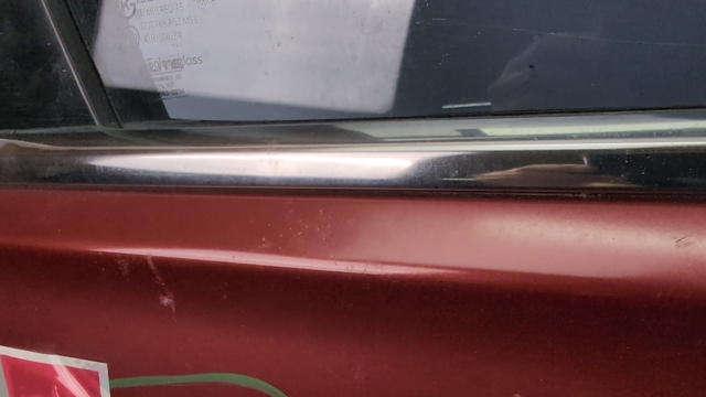 822203S000 HYUNDAI Уплотнитель стекла двери передней правой внешний (планка) купить в Одесса