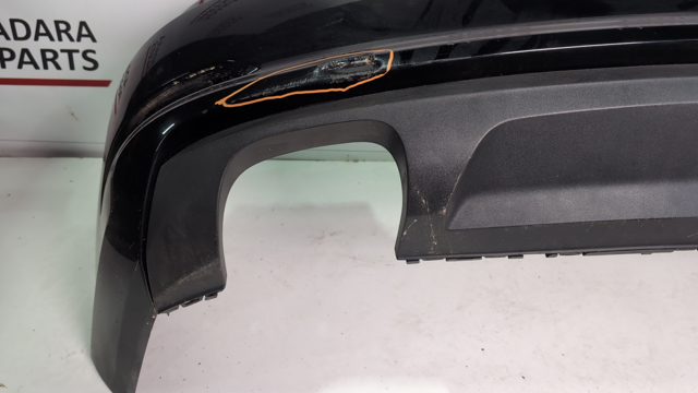Юбка заднего бампера 8V5807521B VAG