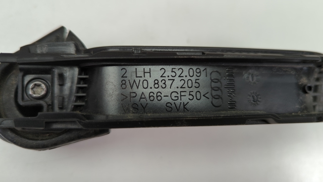8W0837205 Ручка двери левой наружная передняя/задняя купить Павлоград