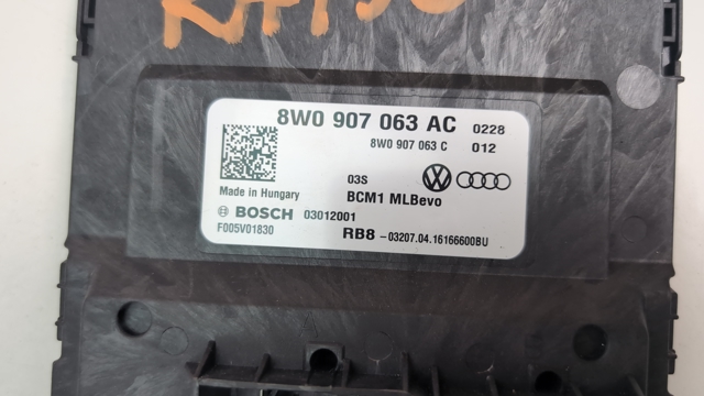 VAG 8W0907063AH Блок комфорта в наличии Хмельницкий