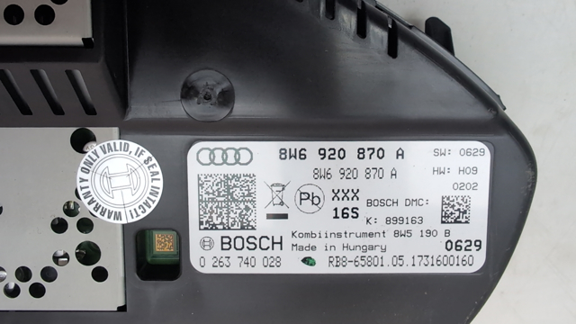 8W6920870A VAG Панель приборов купить в Каменское