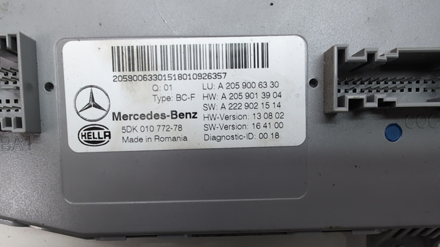 Блок управления сигналами SAM A2059006330 MERCEDES