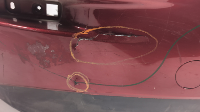 MAZDA BJS750221ABB Бампер задний в наличии Днепр