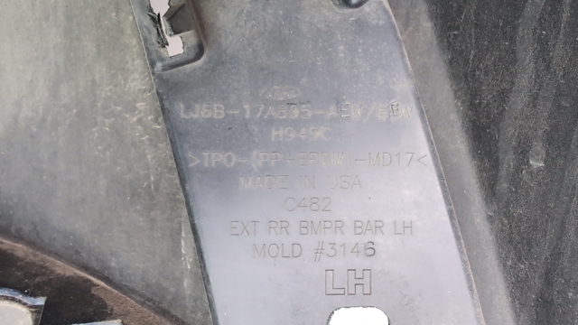 LJ6Z17810AFPTM FORD Бампер задний, левая часть купить в Харьков