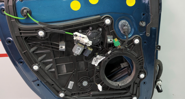 Механизм стеклоподъемника двери задней, левой LJ6Z5823395B FORD