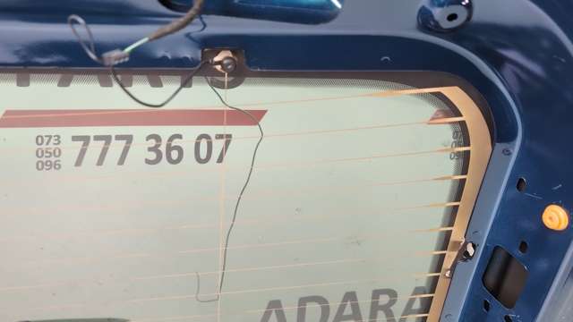Окно двери задка LJ6Z7842006D FORD