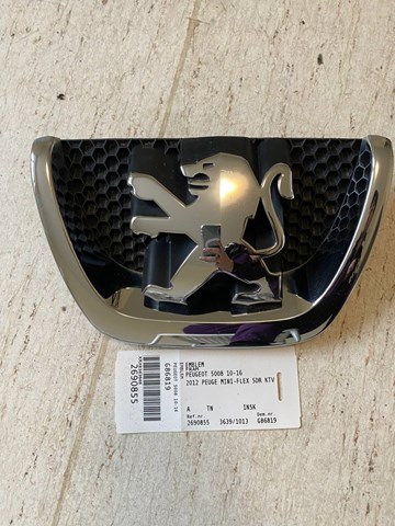 Эмблема переднего бампера 18C0001030 PEUGEOT