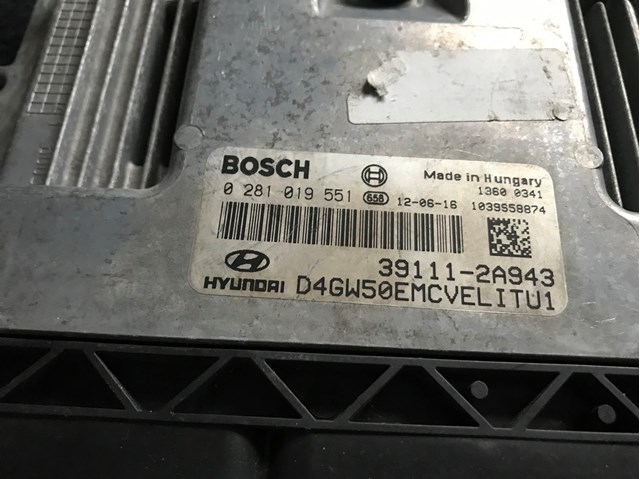 Мозги двигателя 391112A943 HYUNDAI