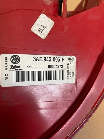 VAG 3AE945095F Фонарь задний левый внешний в наличии Черновцы