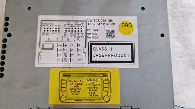 VAG 3C8035195 Магнитола в наличии Киев
