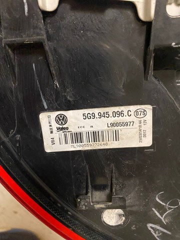 5G9945096C Фонарь задний правый внешний купить Одесса