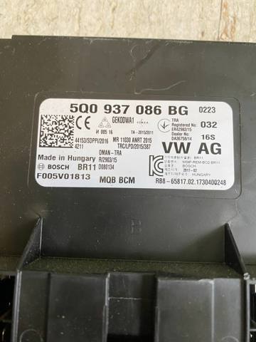 VAG 5Q0937086BG в наличии Чернигов