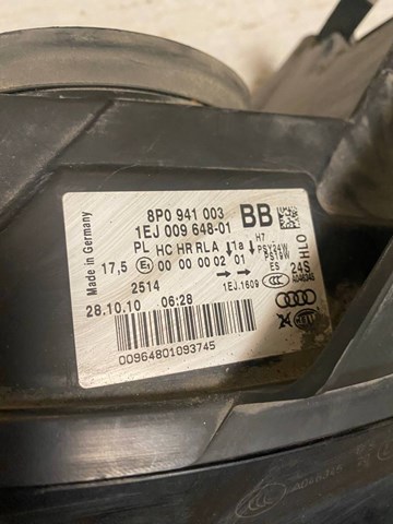 8P0941003BB VAG Фара левая купить в Украина
