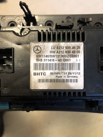 Блок управления режимов отопления A2129004625 MERCEDES