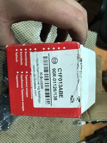 ABE C1F013ABE Колодки тормозные передние дисковые в наличии Николаев