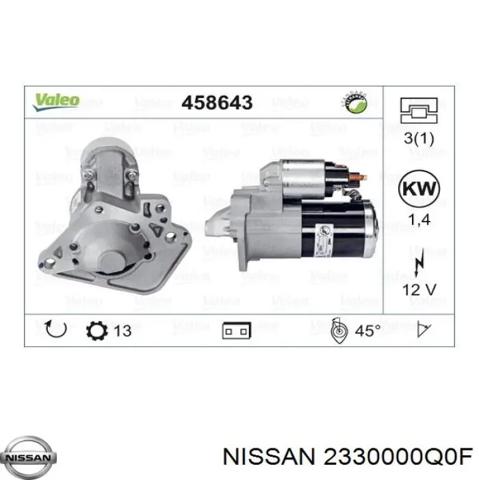 NISSAN 2330000Q0F Стартер в наличии Полтава
