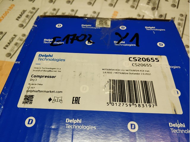 DELPHI CS20655 Компрессор кондиционера в наличии Львов
