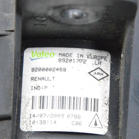 RENAULT 8200002469 Фара противотуманная левая в наличии Черновцы