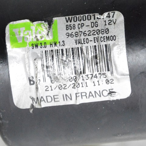 PEUGEOT 9687622080 Мотор дворников в наличии Тернополь