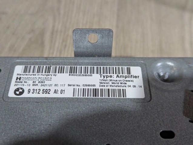 65129312592 BMW Усилитель звука аудиосистемы купить в Житомир
