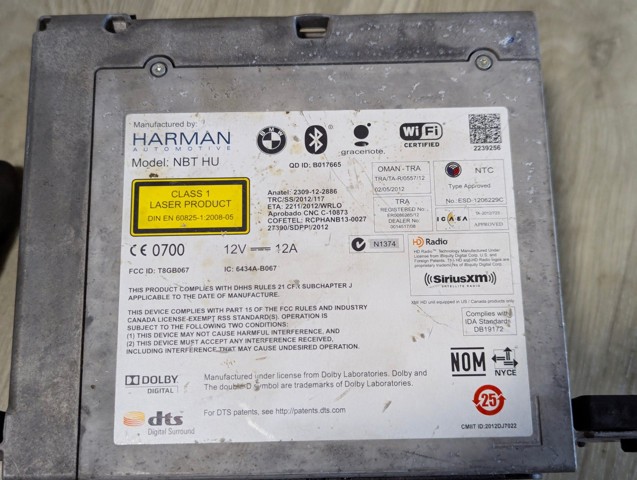 65129365767 BMW Магнитола (радио AM/FM) купить в Запорожье
